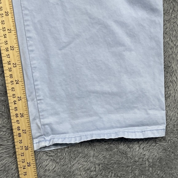 Banana Republic Boyfriend Pants Women's 14 38x28 Light Blue Wide Leg Chino - Picture 13 of 13